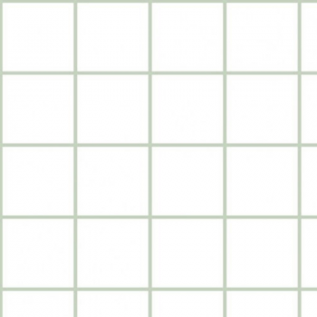 Tricoline estampado xadrez grid branco com verde