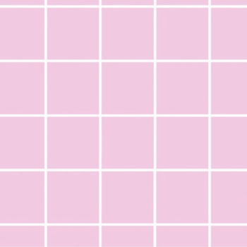 Tricoline estampado xadrez grid rosa com branco 