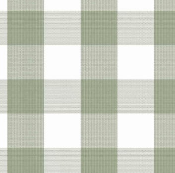 Tricoline fio tinto xadrez 30XM verde oliva