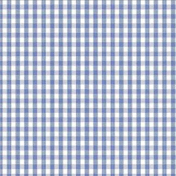 Tricoline fio tinto xadrez vichy 8XM azul médio 