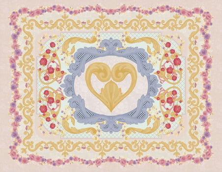 Tricoline estampa digital americano baroque