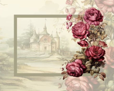 Tricoline estampa digital americano rosas