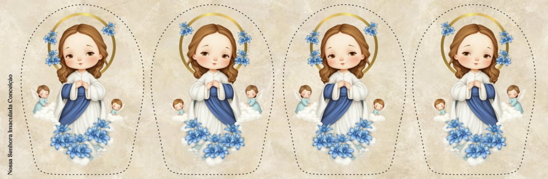 Almofadinhas Nossa Senhora Imaculada Conceição 