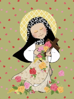 Painel aplique Santa Terezinha 