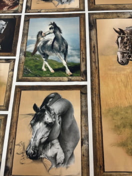 Painel cavalos