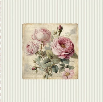 Tricoline estampa digital painel almofadas primavera em Paris