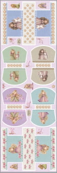 Tricoline estampa digital painel necessaires princess