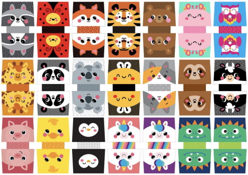 Painel de necessaires bichinhos fofos