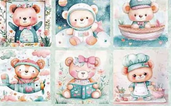 Painel ursinhos Olivia