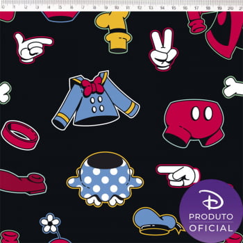 Tricoline estampado Mickey roupinhas