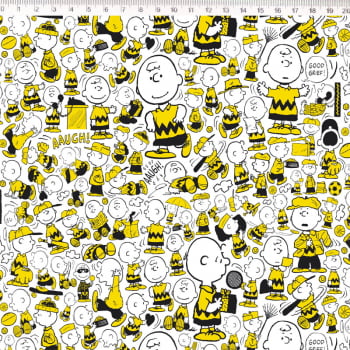 Tricoline estampado Snoopy Charlie Brown