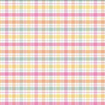 Tricoline estampa digital xadrez colorido pastel grande 