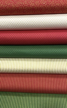 Kit de tricoline composes natalinos tem que ter 1 - CORTES 0,55m x 1,50m