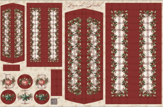 Painel laço de natal 