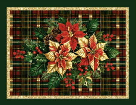 Sarja impermeável estampa digital americano natal elegance