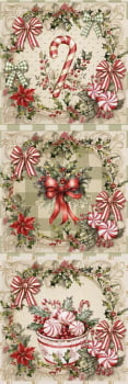 Tricoline estampa digital almofadas natal laços 