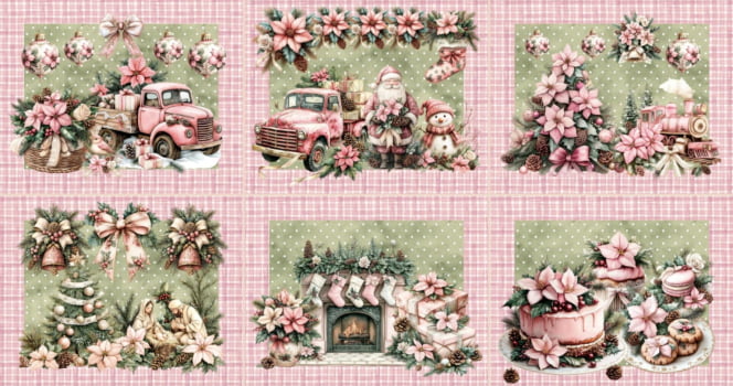 Tricoline estampa digital americano bela flor 