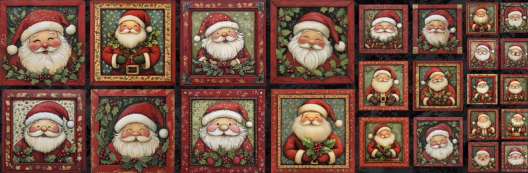 Tricoline estampa digital painel papai noel 