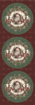 Tricoline estampa digital sousplats papai noel 