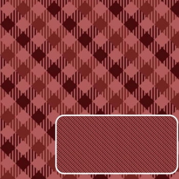 Tricoline estampa digital xadrez enviesado vintage vermelho 
