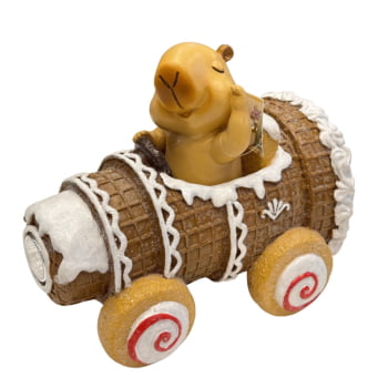 Capivara no carro com LED