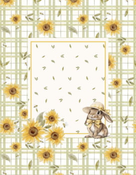 Pano de copa coelhinho