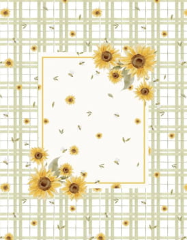 Pano de copa girassol 