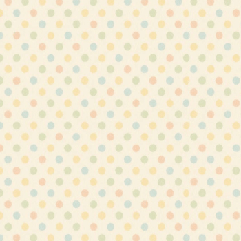 Tricoline estampa digital bolinhas coloridas 