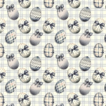 Tricoline estampa digital ovinhos fundo claro 